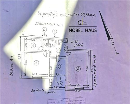 Oportunitate de Investitie, apartament 2 camere, decomandat, etajul 4, Ultracentral Barlad
