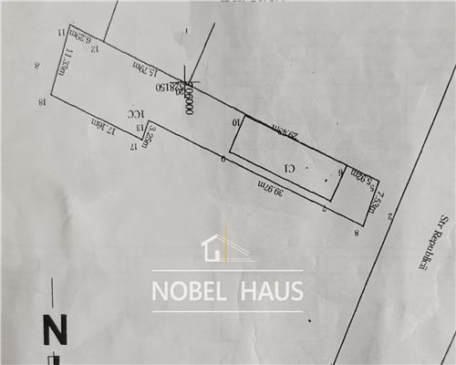 Spatiu comercial si teren intravilan 500 mp, Barlad, str Republicii